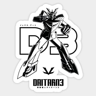 136c D3 Blk Sticker